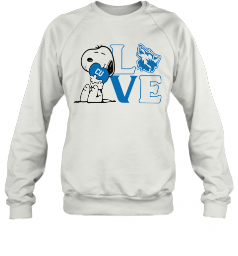 Snoopy Love Cu Cheyney University Of Pennsylvania Heart T-Shirt Unisex Sweatshirt