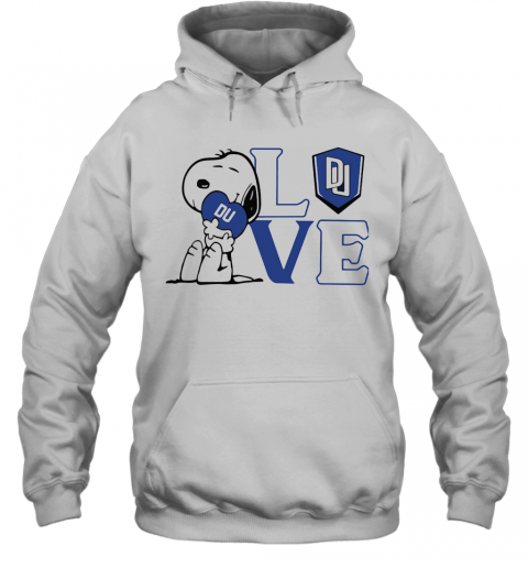 Snoopy Love Du Dillard University Heart T-Shirt Unisex Hoodie