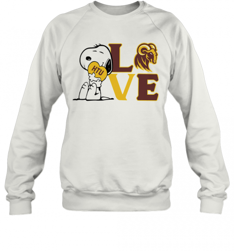 Snoopy Love Htu Huston Tillotson University Heart T-Shirt Unisex Sweatshirt
