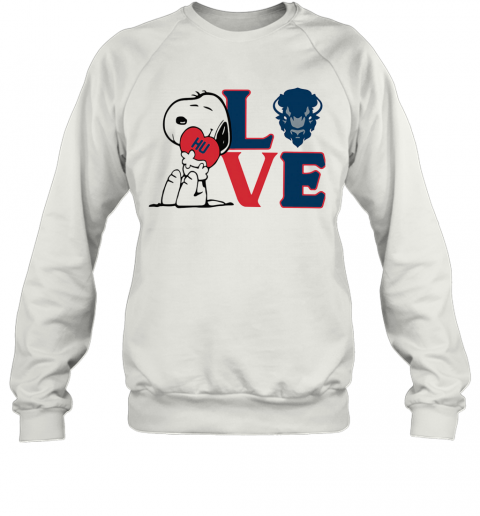 Snoopy Love Hu Howard University Heart T-Shirt Unisex Sweatshirt