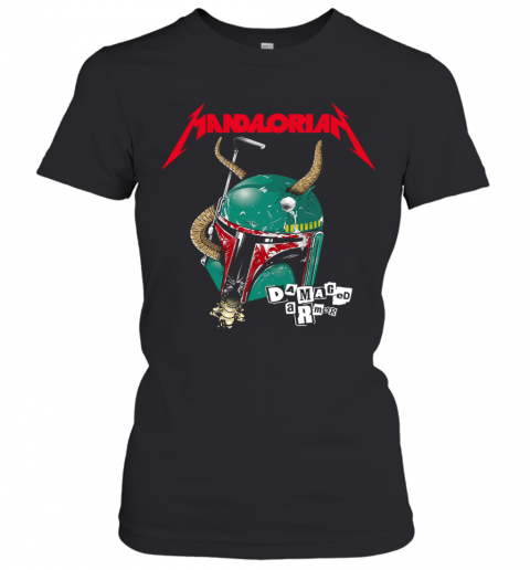 Star Wars Metallica Mandalorian Damaged Armor T-Shirt Classic Women's T-shirt
