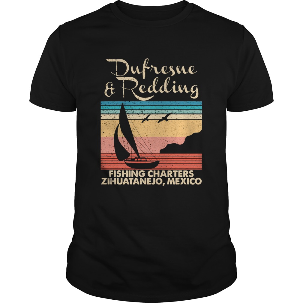 Stephen king dufresne and redding fishing charters zihuatanejo mexico vintage shirt