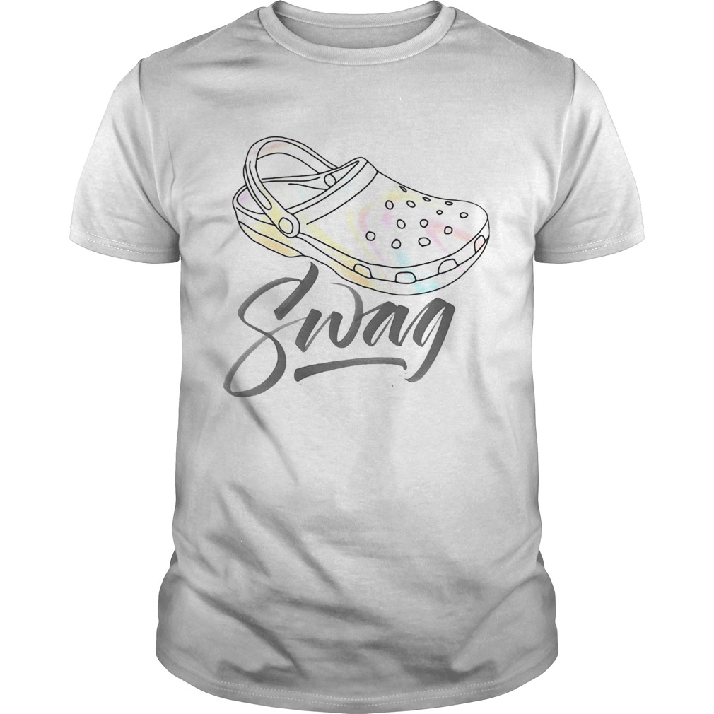 Swag Summer Beach Croc Shoe shirt