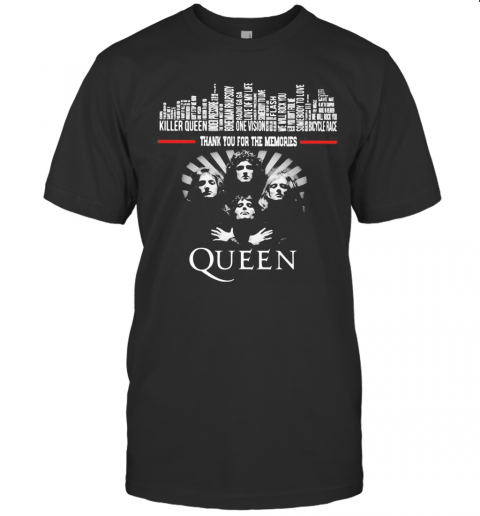 Thank You For The Memories Queen Band T-Shirt