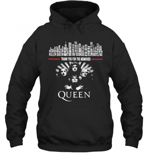 Thank You For The Memories Queen Band T-Shirt Unisex Hoodie