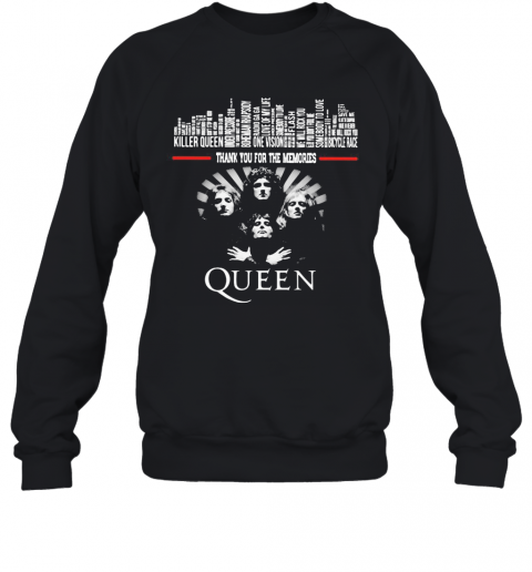 Thank You For The Memories Queen Band T-Shirt Unisex Sweatshirt