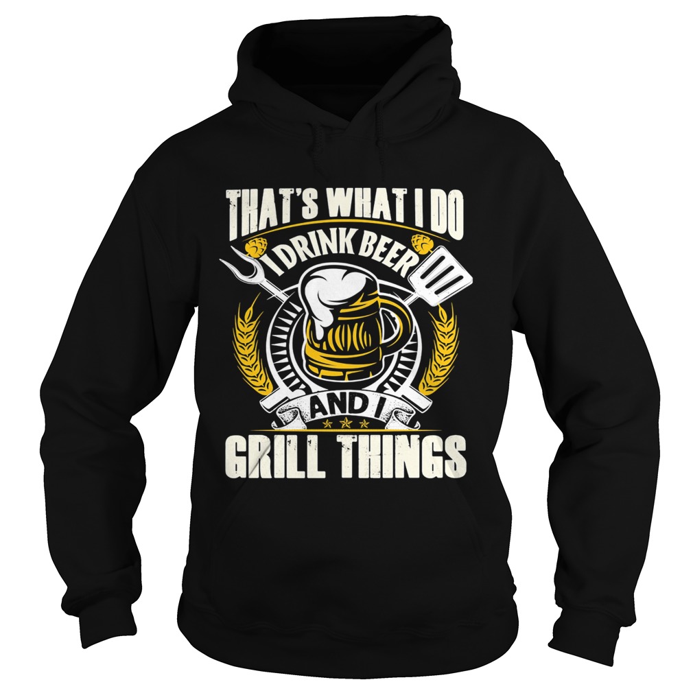 Thats what i do i drink beer and i know things stars Hoodie