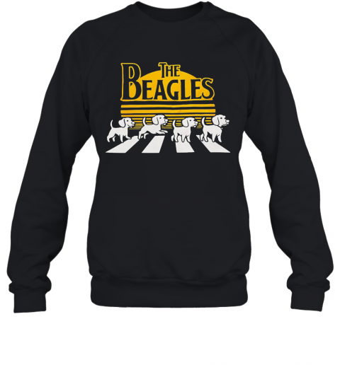 The Beagles Dogs Abbey Road Vintage T-Shirt Unisex Sweatshirt