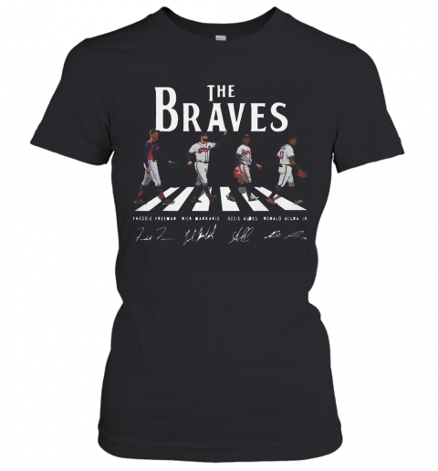 The Braves Walking Road Signature T-Shirt Classic Women's T-shirt