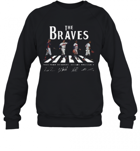 The Braves Walking Road Signature T-Shirt Unisex Sweatshirt