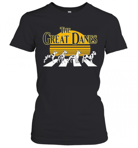 The Great Danes Dalmatian Abbey Road Vintage T-Shirt Classic Women's T-shirt