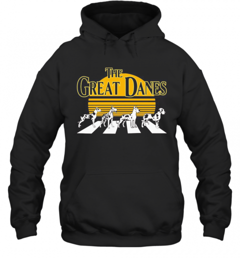The Great Danes Dalmatian Abbey Road Vintage T-Shirt Unisex Hoodie