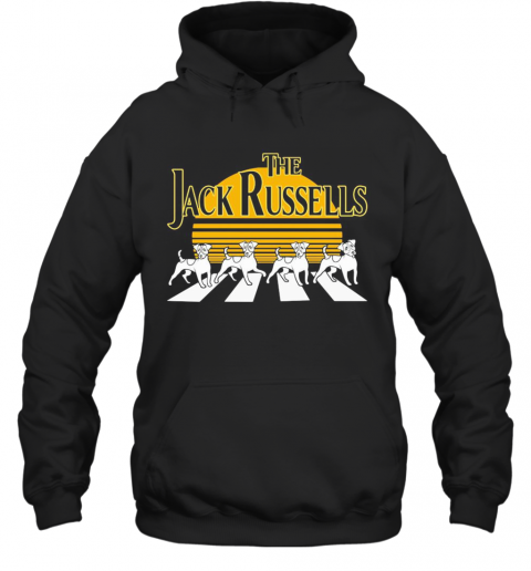 The Jack Russells Labrador Abbey Road Vintage T-Shirt Unisex Hoodie