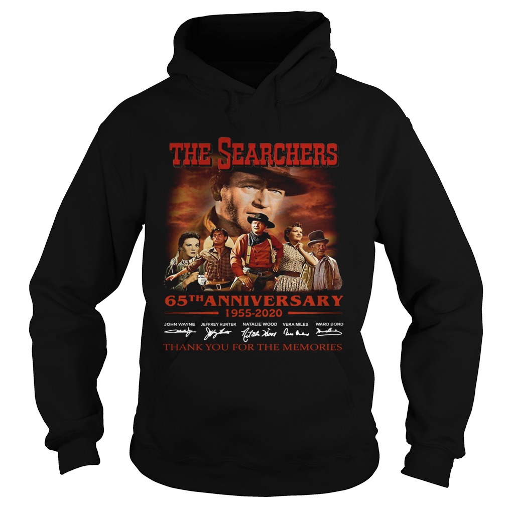 The Searchers 65th Anniversary 1955 2020 Signature Thank You For The Memories Hoodie