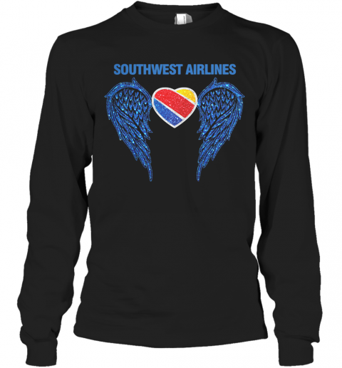 The Wings Southwest Airlines Logo Diamond T-Shirt Long Sleeved T-shirt 