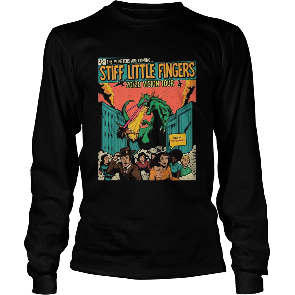 The monster are coming stiff little fingers 2020 vision tour Long Sleeve