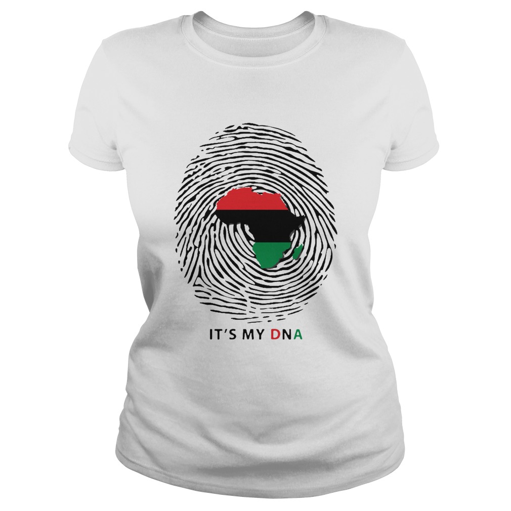 Top PanAfrican Flag Its My DNA Classic Ladies
