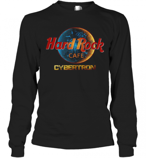 Transformers Hard Rock Cafe Cybertron T-Shirt Long Sleeved T-shirt 