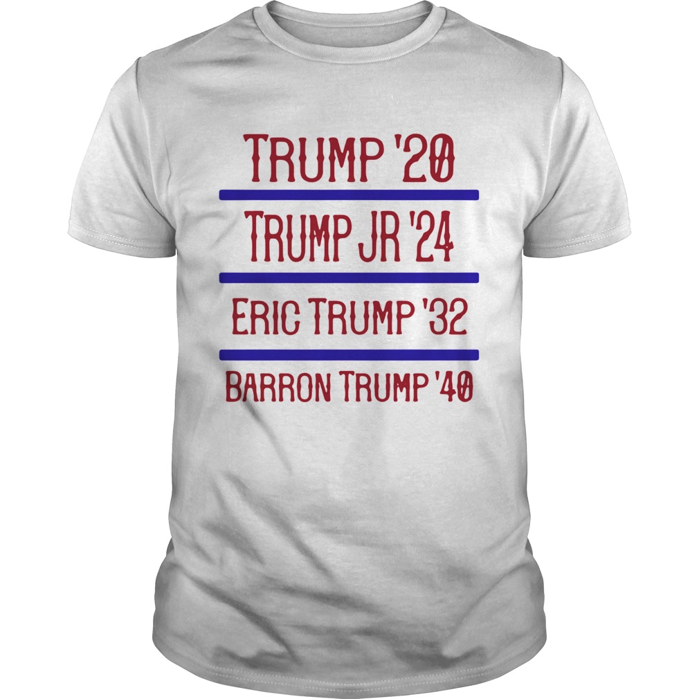Trump20 Trump Jr24 Eric Trump32 Barron Trump40 shirt