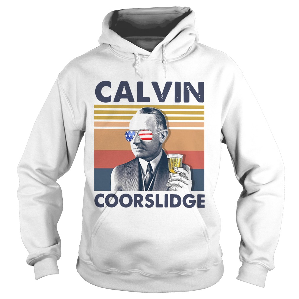 US Drink Calvin Coorslidge Vintage Hoodie