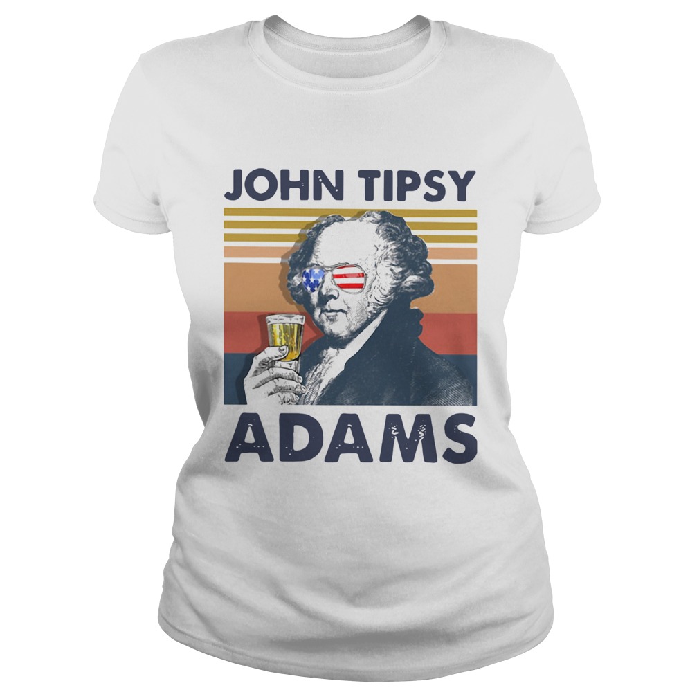 US Drink John Tipsy Adams Vintage Classic Ladies