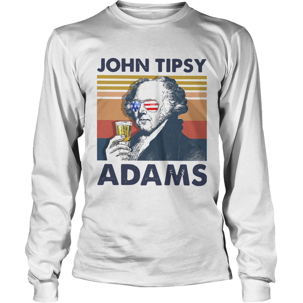 US Drink John Tipsy Adams Vintage Long Sleeve