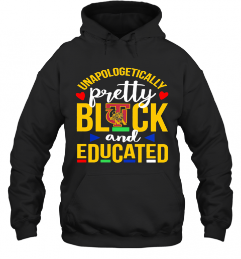 Unapologetically Pretty Black And Educated Tuskegee University Heart Styles 90'S T-Shirt Unisex Hoodie