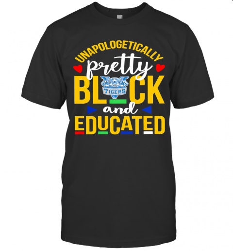 Unapologetically Pretty Black And Educated Voorhees College Heart Styles 90'S T-Shirt