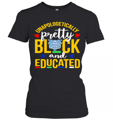 Unapologetically Pretty Black And Educated Voorhees College Heart Styles 90'S T-Shirt Classic Women's T-shirt