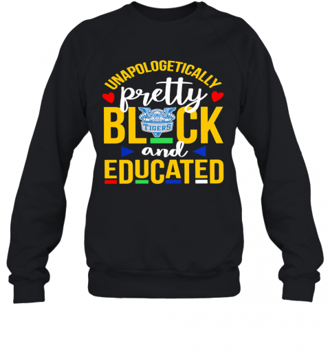 Unapologetically Pretty Black And Educated Voorhees College Heart Styles 90'S T-Shirt Unisex Sweatshirt