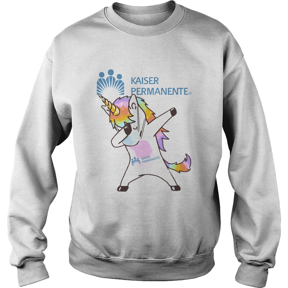 Unicorn Mask Dabbing Kaiser Permanente Sweatshirt