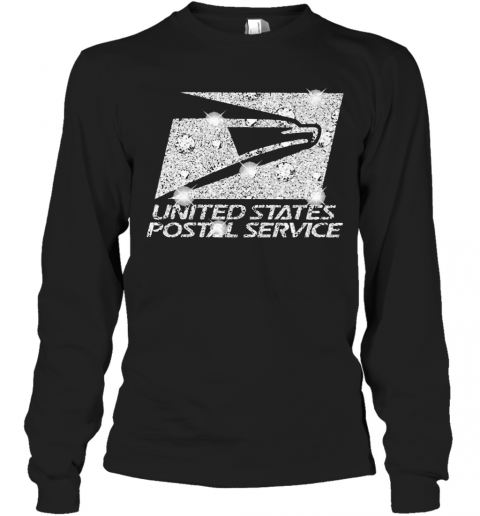 United States Postal Service Logo Diamond T-Shirt Long Sleeved T-shirt 