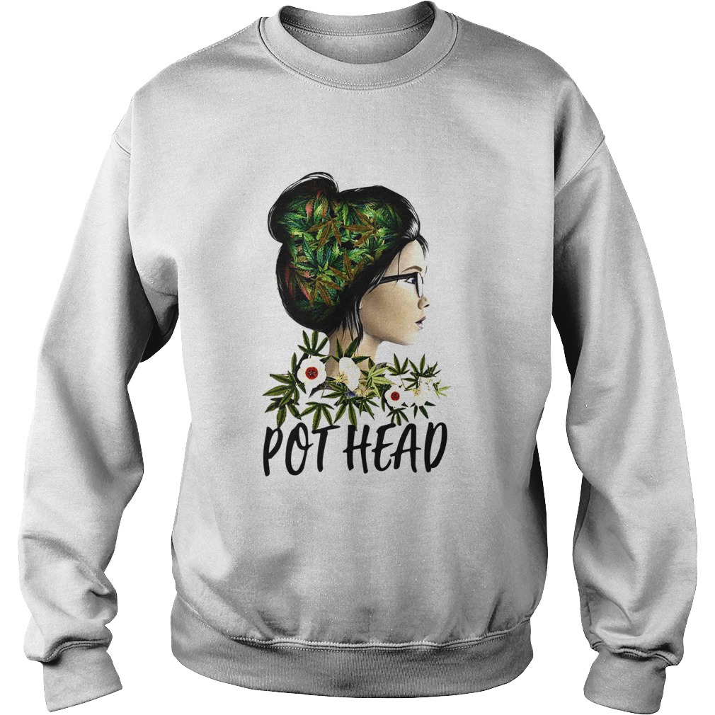 Weed Girl Pot Head Sweatshirt