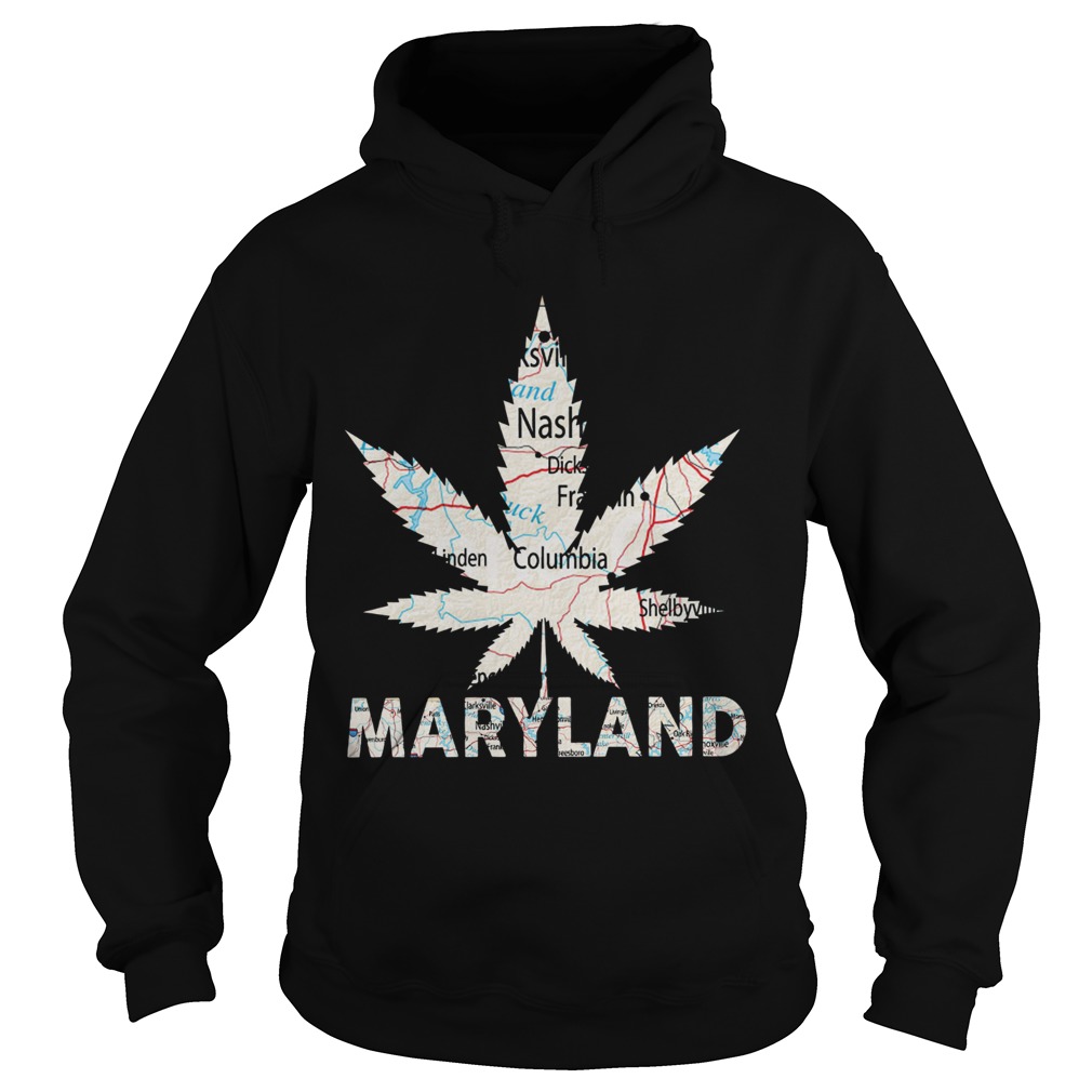 Weed Maryland Hoodie
