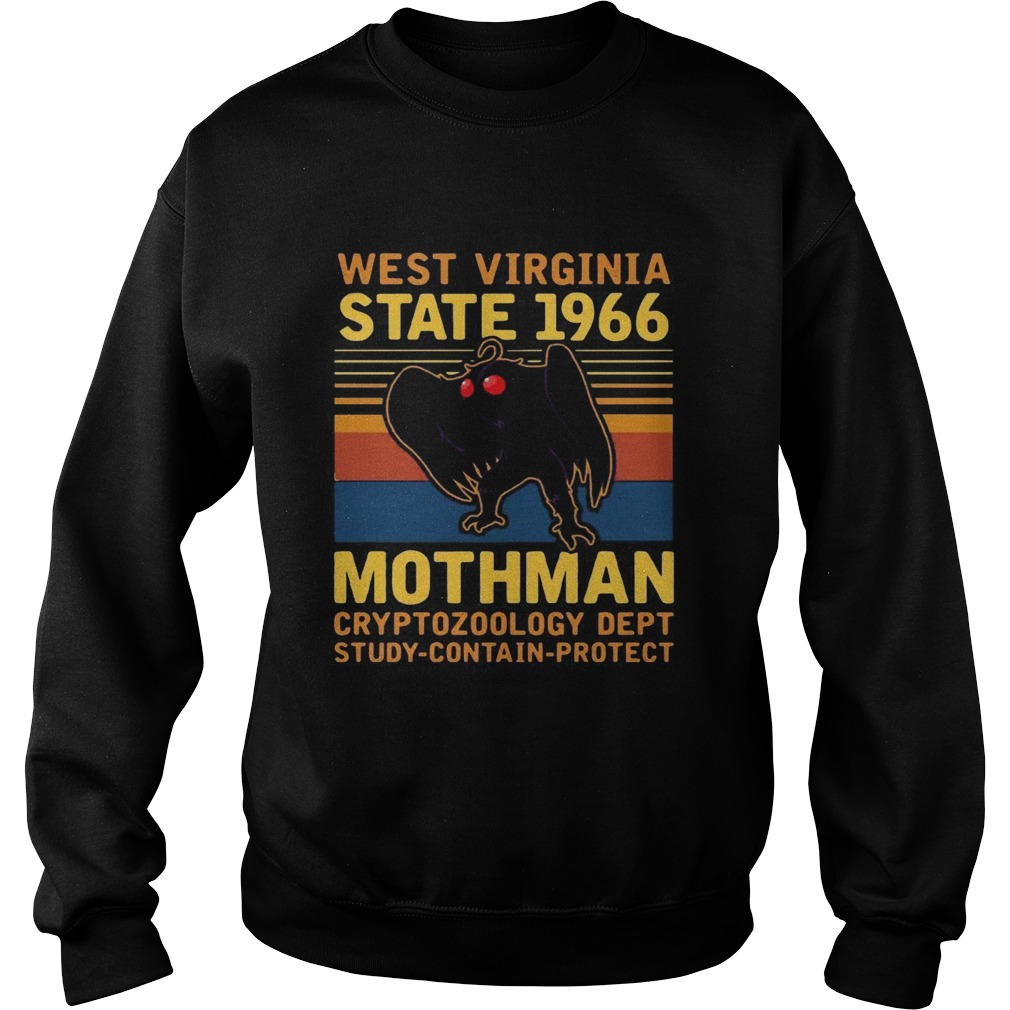 West Vigina State 1966 Mothman Vintage Sweatshirt