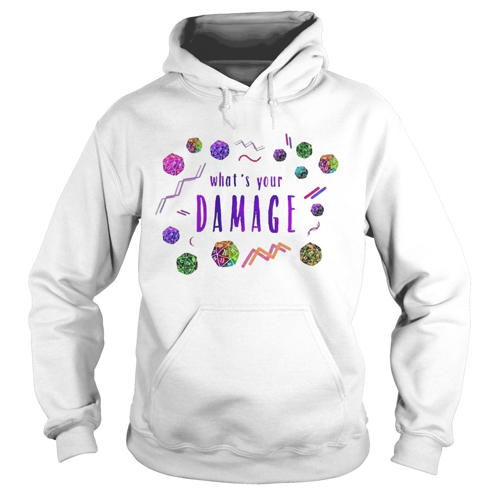 Whats Your Damage Hoodie