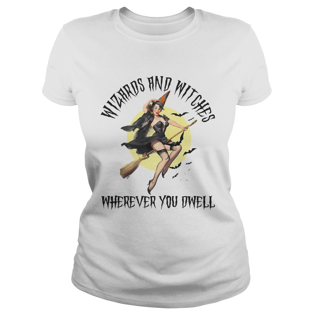 Witch wizard and witches wherever you dwell moon Classic Ladies