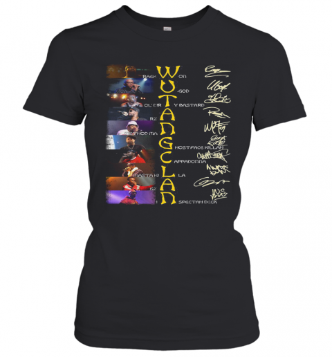 Wu Tang Clan Band Members Signatures T-Shirt Classic Women's T-shirt