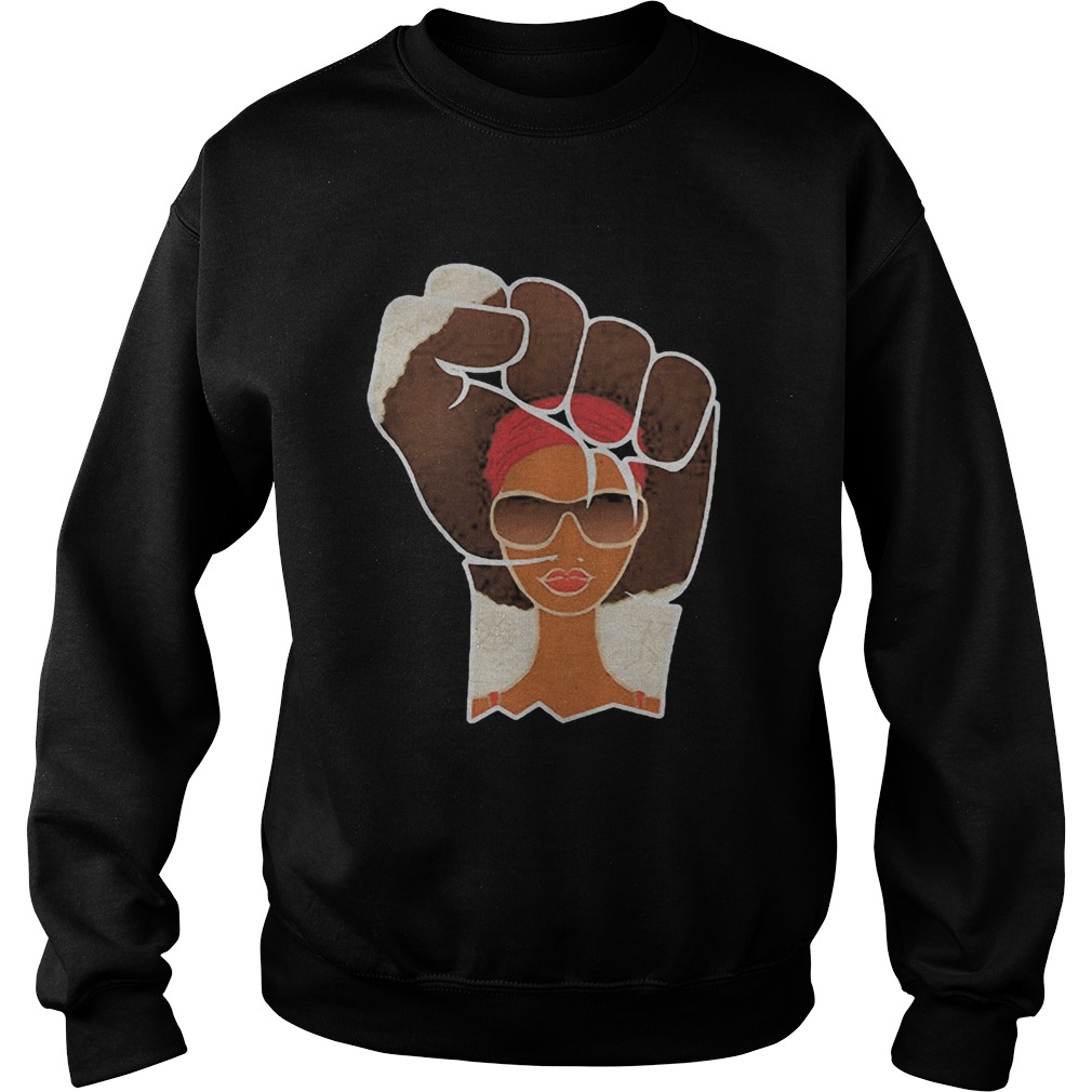 juneteenth black woman Sweatshirt