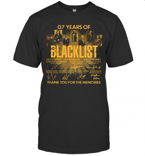 07 Years Of The Blacklist T-Shirt