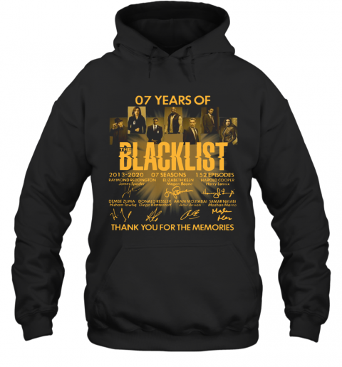 07 Years Of The Blacklist T-Shirt Unisex Hoodie