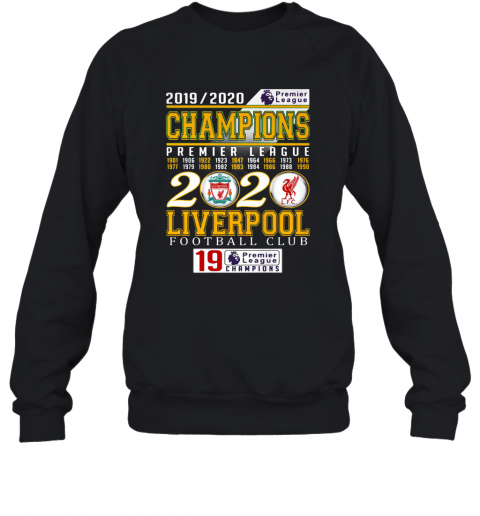 2019 2020 Champions Premier League 2020 Liverpool Football Club T-Shirt Unisex Sweatshirt