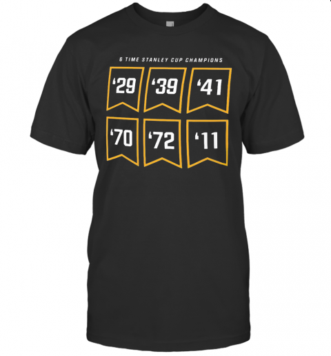 6 Time Stanley Cup Champions T-Shirt
