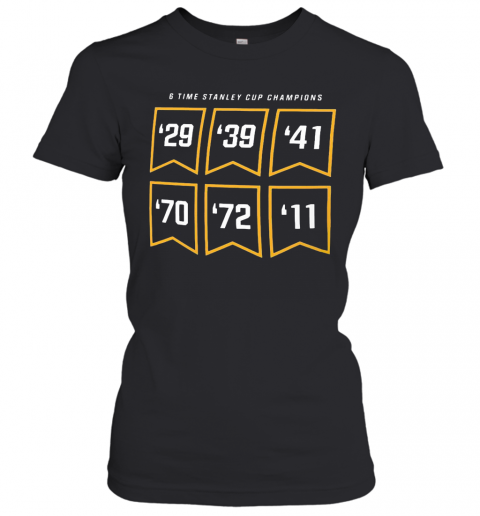 6 Time Stanley Cup Champions T-Shirt Classic Women's T-shirt