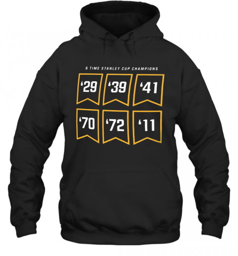 6 Time Stanley Cup Champions T-Shirt Unisex Hoodie