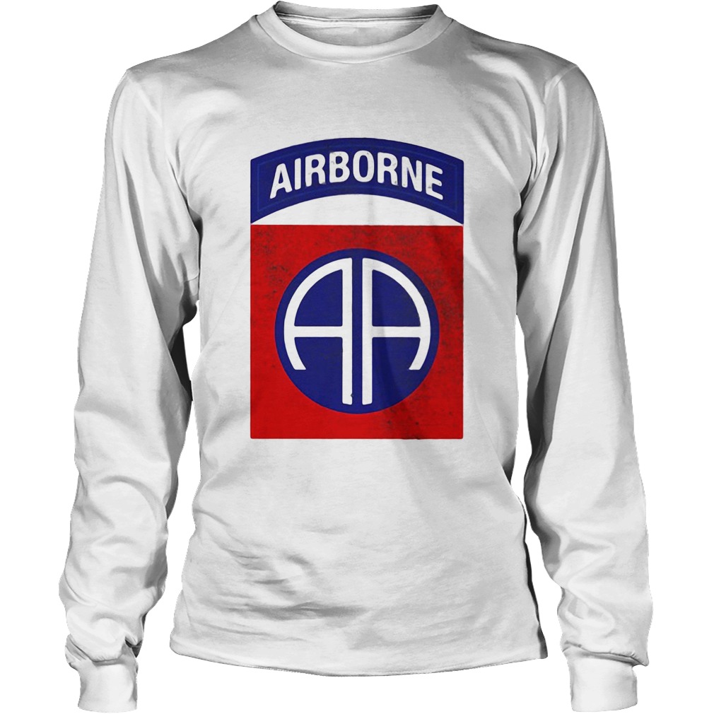 82nd AIRBORNE DIVISION Military Logo Long Sleeve