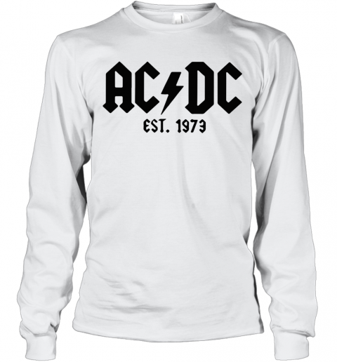 AC DC Est. 1973 T-Shirt Long Sleeved T-shirt 