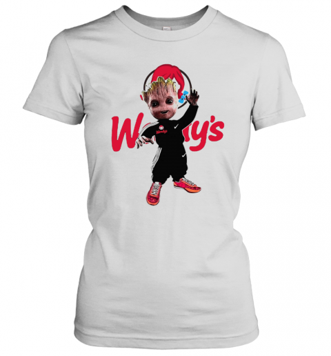 Baby Groot Wendy'S Logo T-Shirt Classic Women's T-shirt