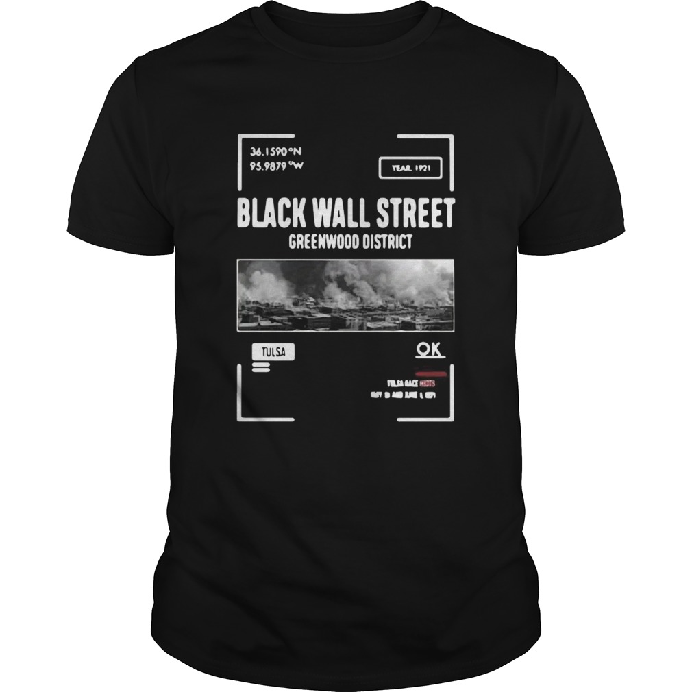 Black Wall Street Greenwood District shirt