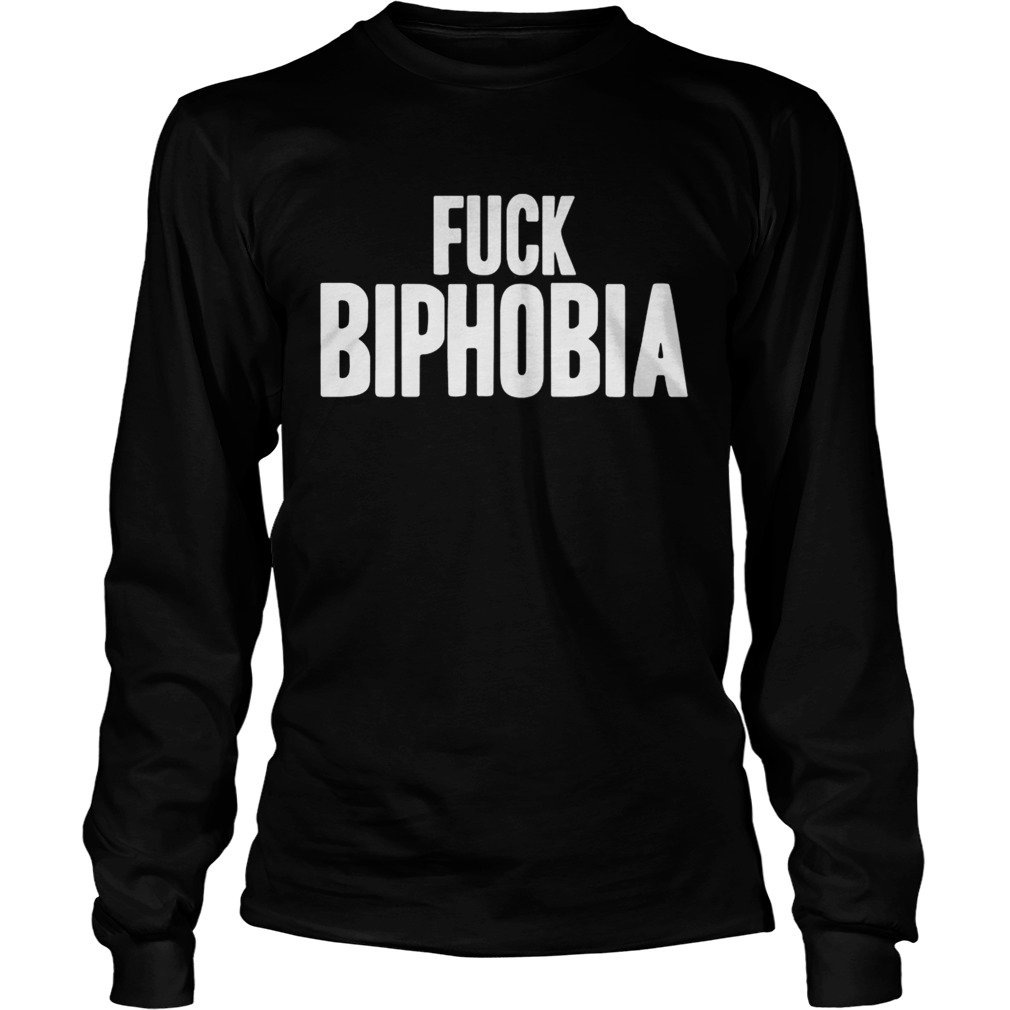 Black fuck biphobia classic Long Sleeve